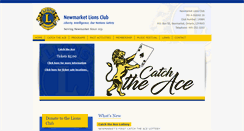 Desktop Screenshot of newmarketlionsclub.com